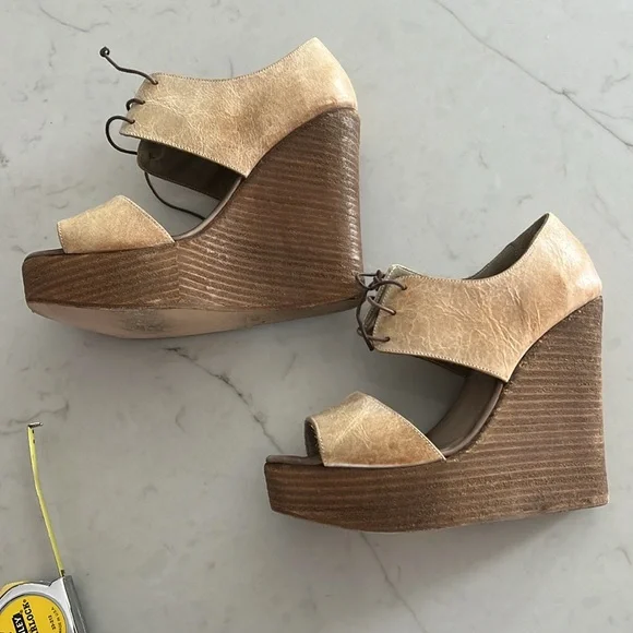 Billy Reid platform sandals EUC size 8 - Picture 4 of 6